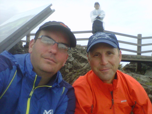 Doug and Dan - Summit of Mt Hallasan